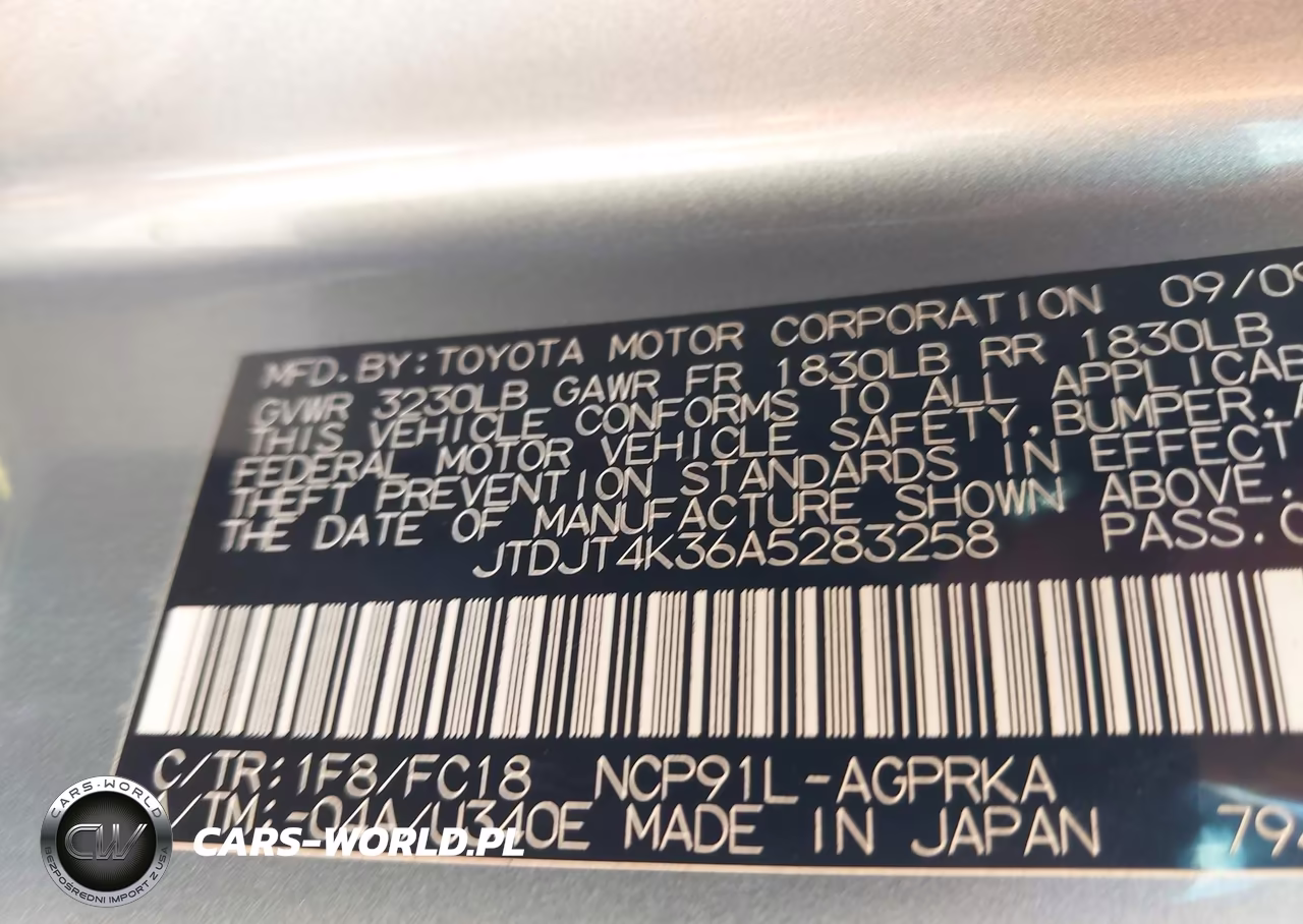 2010 Toyota Yaris VIN:JTDJT4K36A5283258 - 9