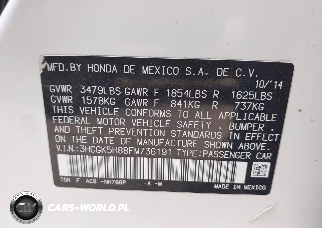 2015 Honda Fit Ex-Ex-L VIN:3HGGK5H88FM736191 - 9