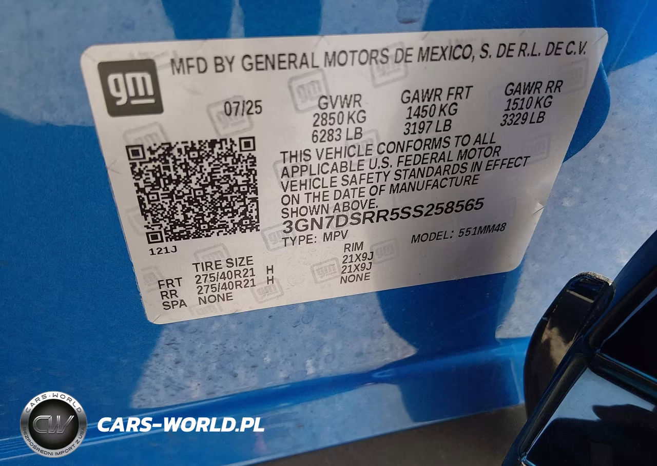 2025 Chevrolet Equinox Ev Rs VIN:3GN7DSRR5SS258565 - 8