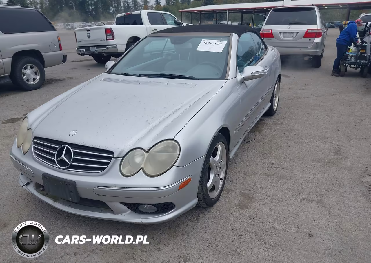 2004 Mercedes-Benz Clk 500 VIN:WDBTK75G54T017093 - 2