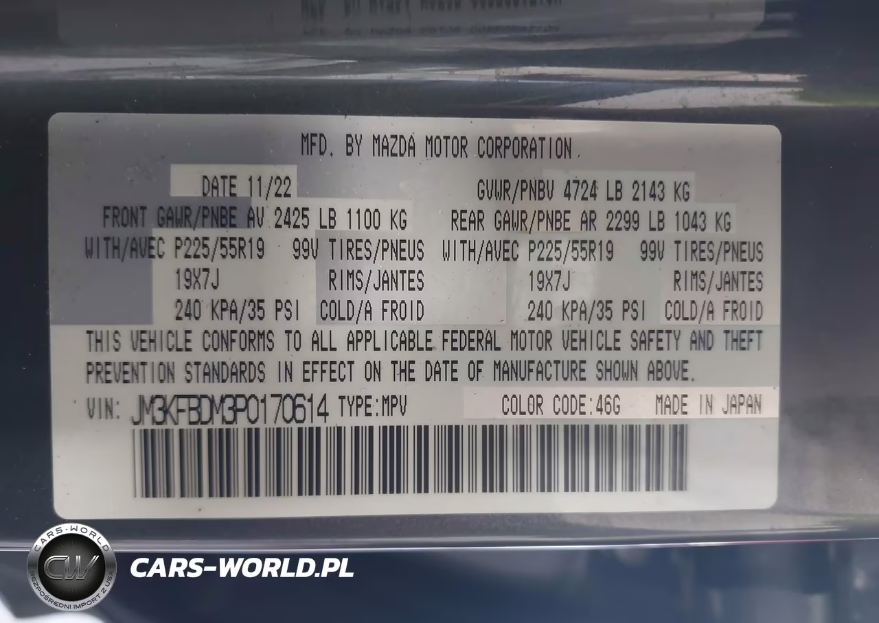 2023 Mazda Cx-5 2.5 S Premium VIN:JM3KFBDM3P0170614 - 9