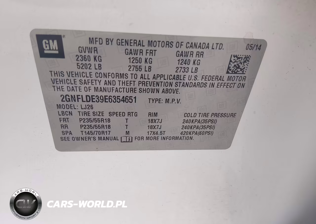 2014 Chevrolet Equinox Ltz VIN:2GNFLDE39E6354651 - 9