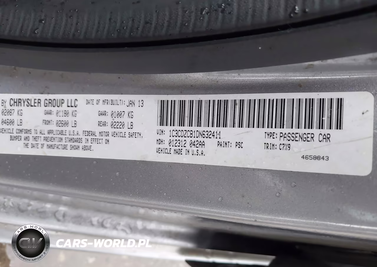 2013 Dodge Avenger Sxt VIN:1C3CDZCB1DN632411 - 9