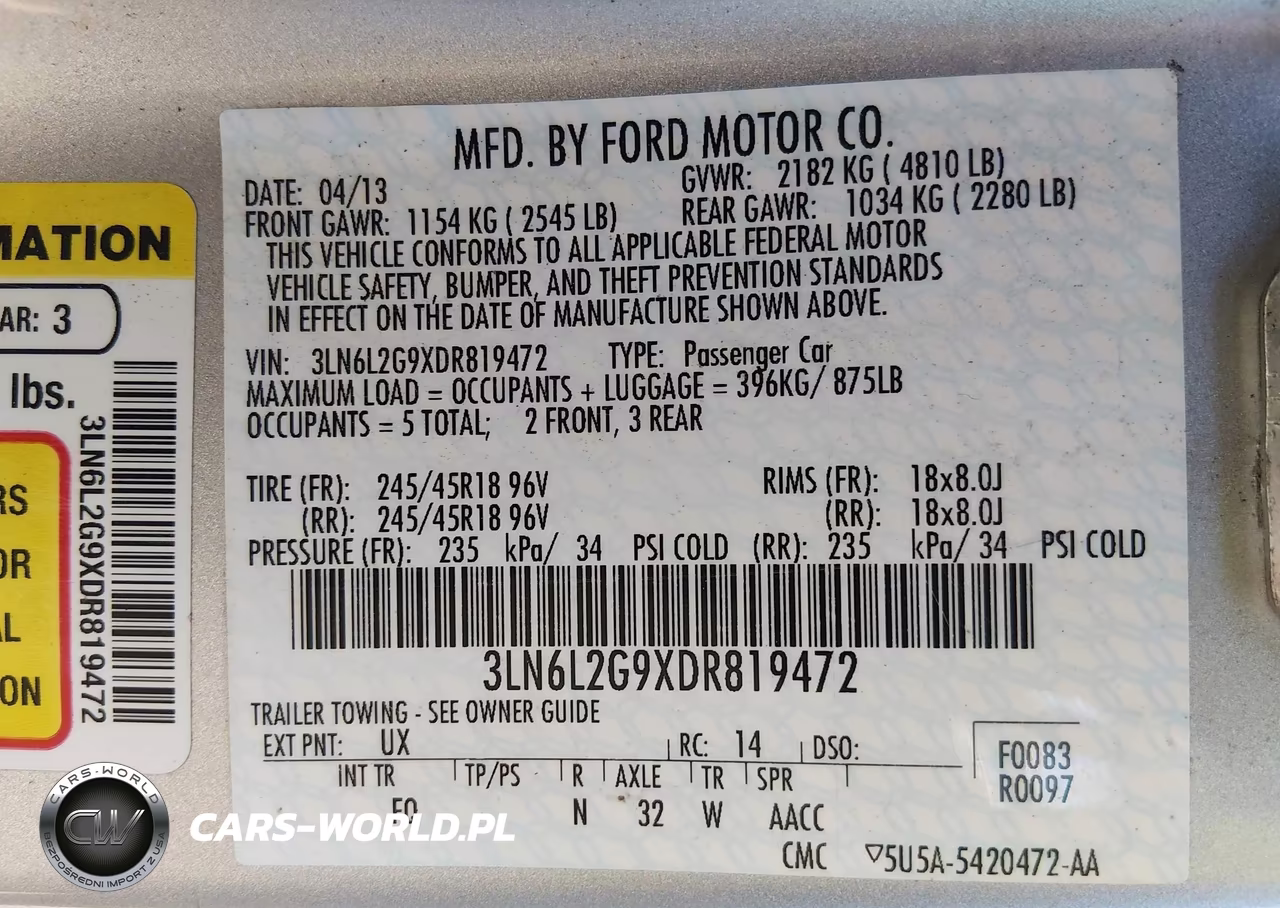 2013 Lincoln Mkz VIN:3LN6L2G9XDR819472 - 9