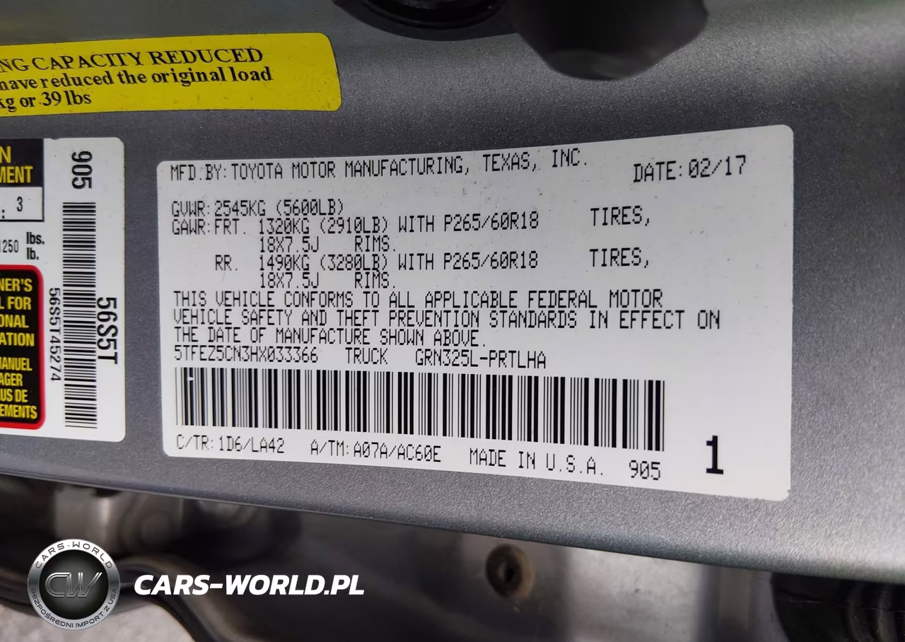 2017 Toyota Tacoma Limited VIN:5TFEZ5CN3HX033366 - 9