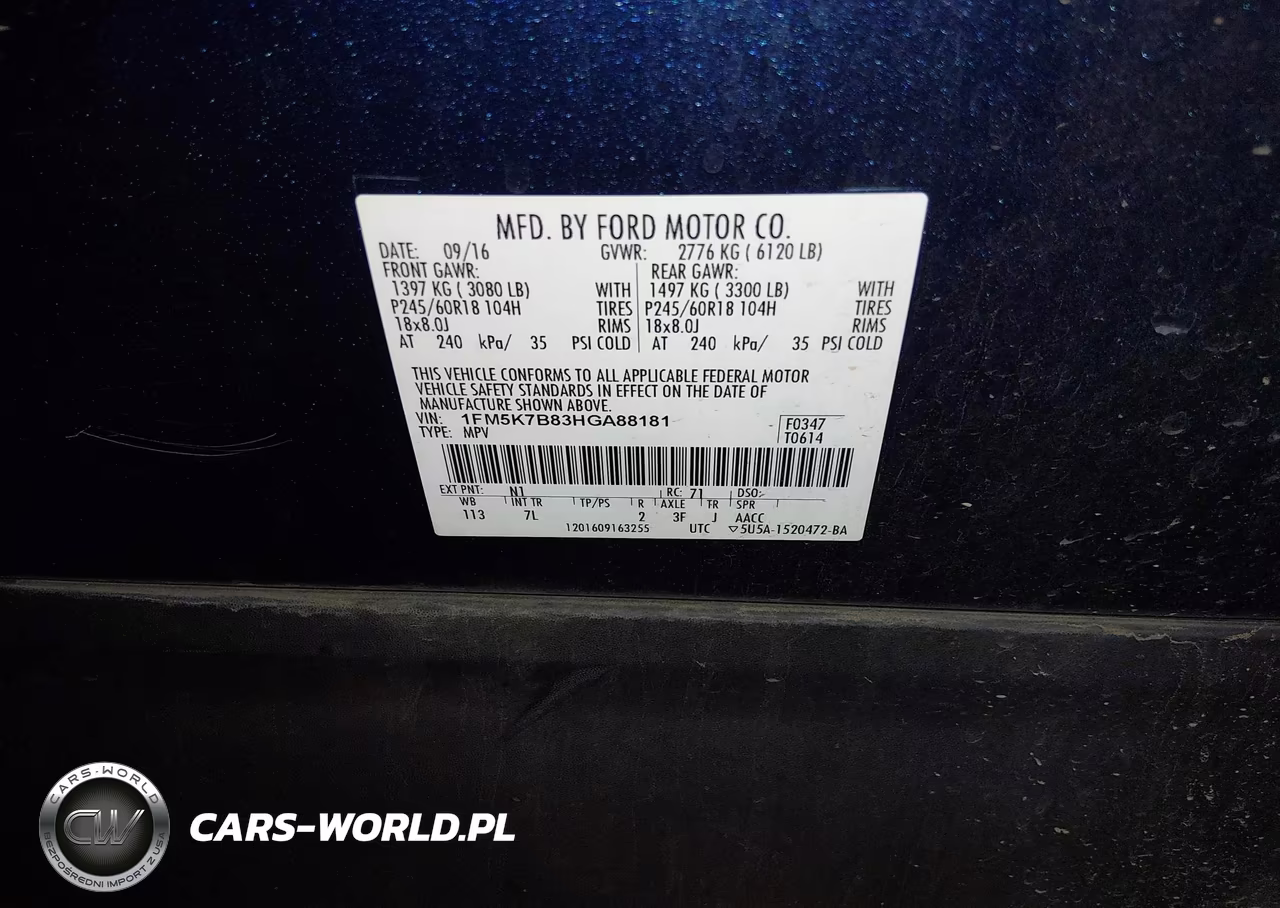 2017 Ford Explorer VIN:1FM5K7B83HGA88181 - 9