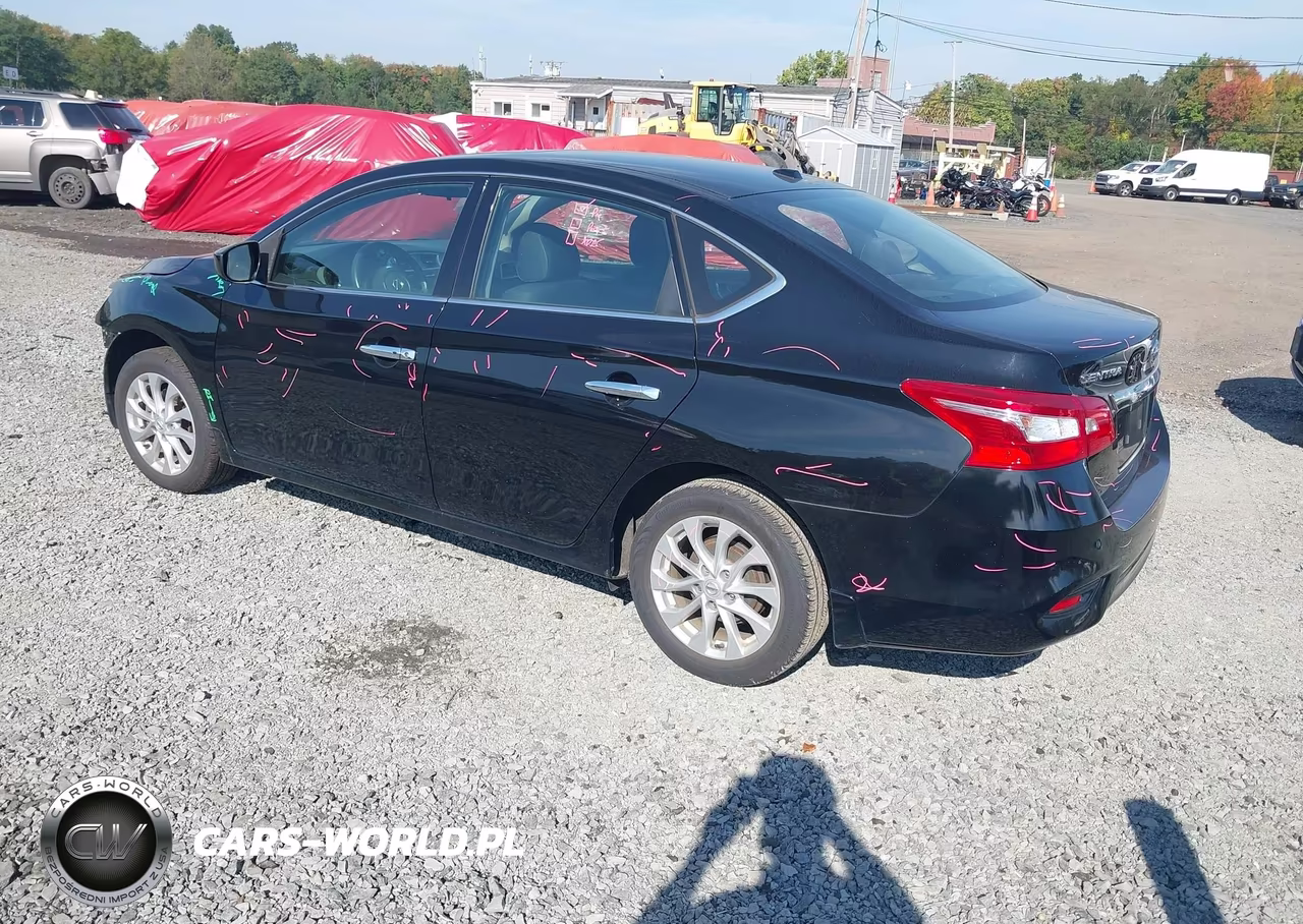2018 Nissan Sentra Sv VIN:3N1AB7AP2JY215683 - 3