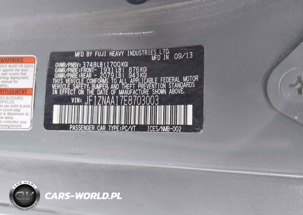 2014 Scion Fr-S VIN:JF1ZNAA17E8703003 - 9