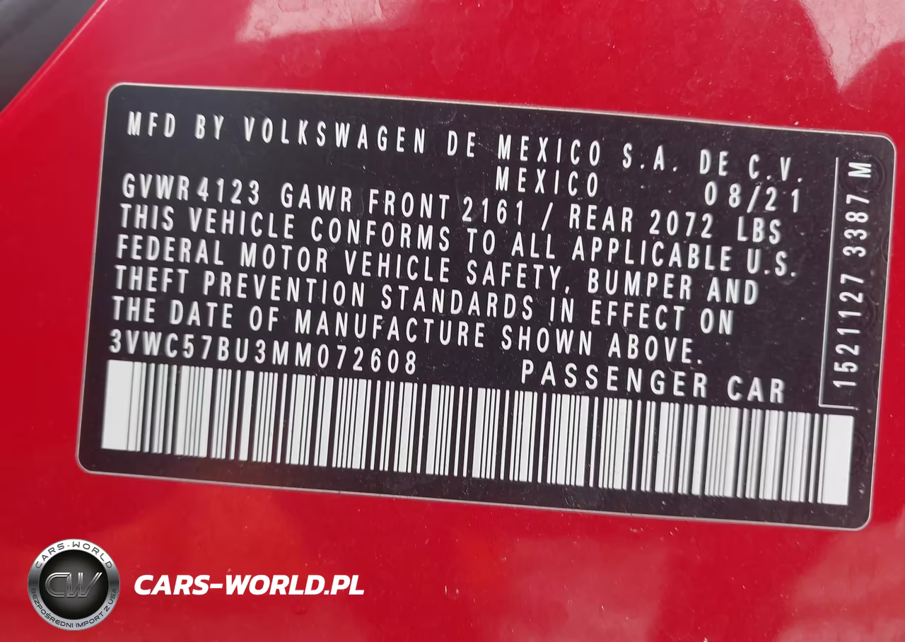 2021 Volkswagen Jetta 1.4T R-Line-1.4T S-1.4T Se VIN:3VWC57BU3MM072608 - 9