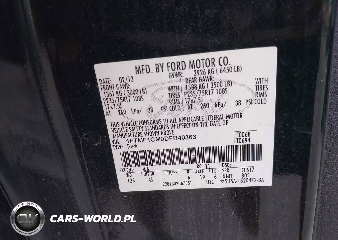 2013 Ford F-150 Xl VIN:1FTMF1CM0DFB40363 - 9