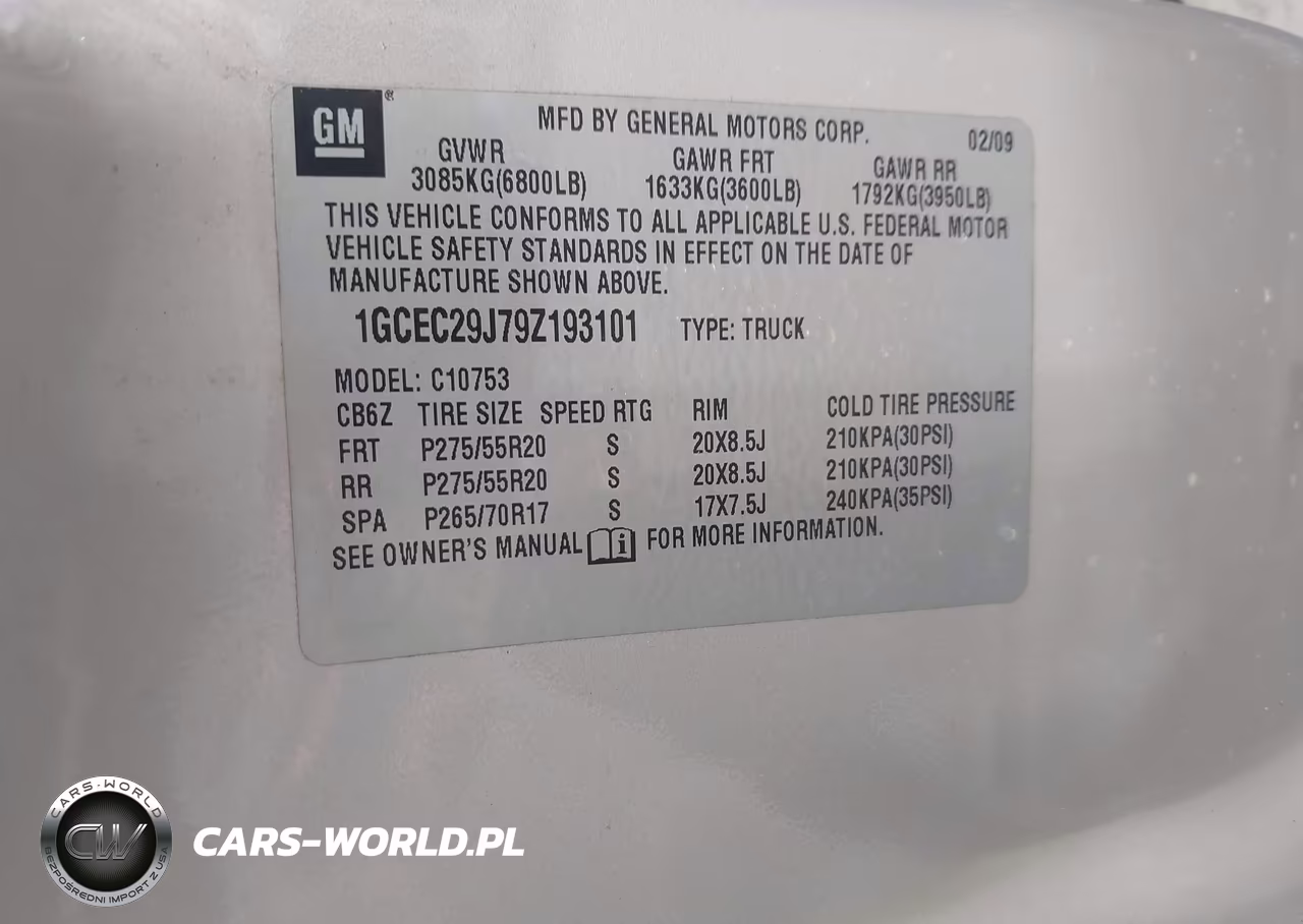 2009 Chevrolet Silverado 1500 Lt VIN:1GCEC29J79Z193101 - 9