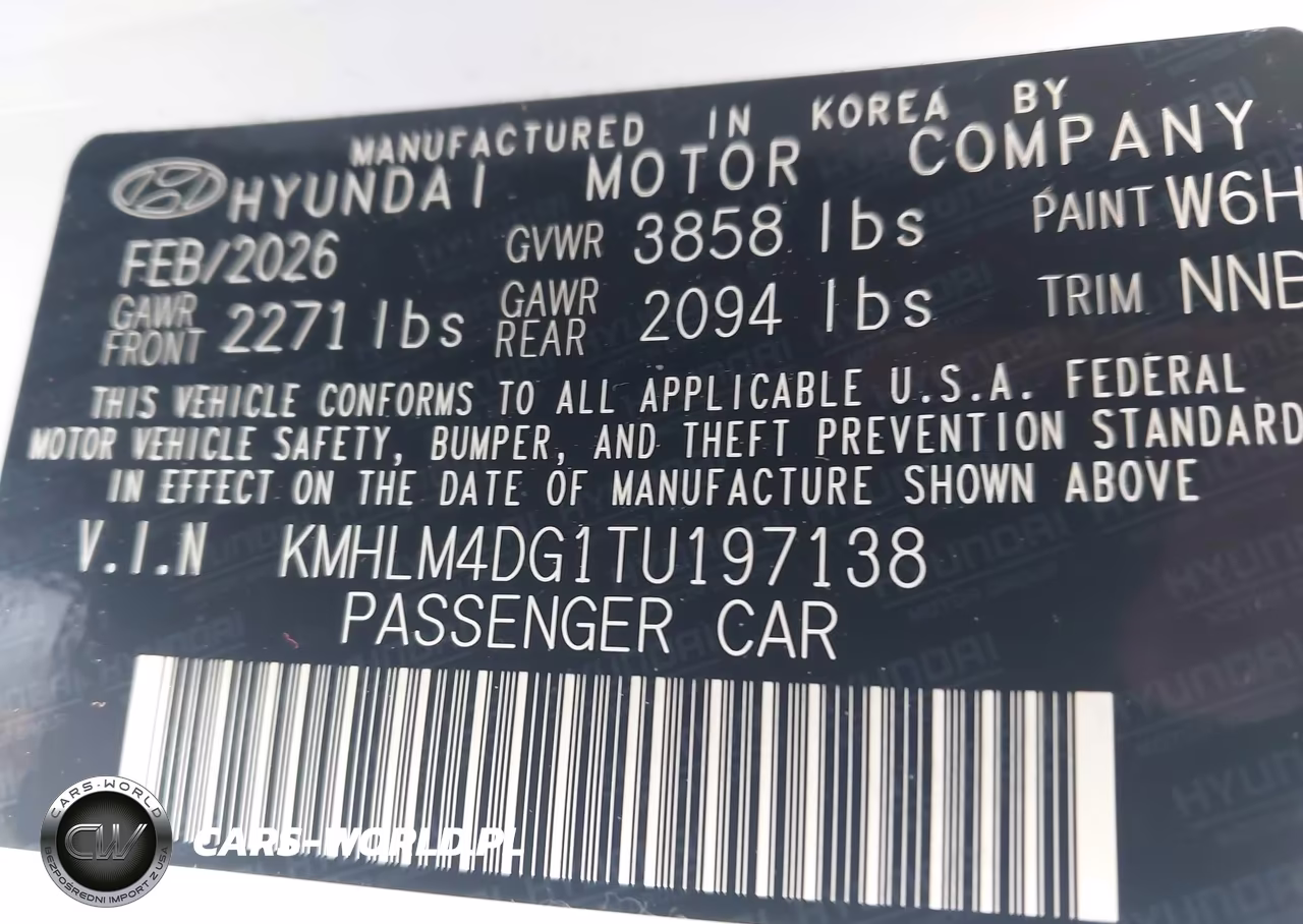 2026 Hyundai Elantra Sel Sport VIN:KMHLM4DG1TU197138 - 9