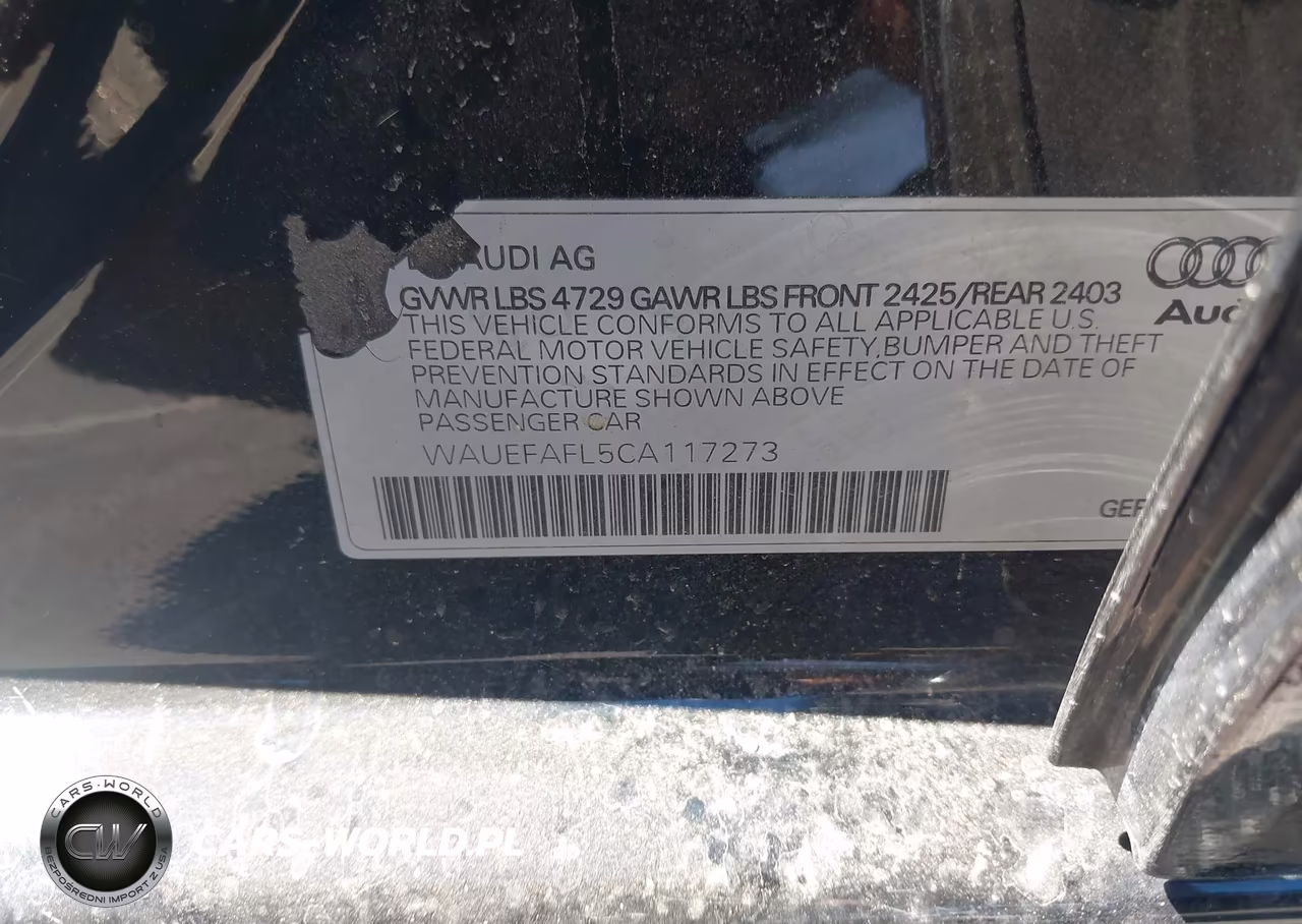 2012 Audi A4 2.0T Premium Plus VIN:WAUEFAFL5CA117273 - 9