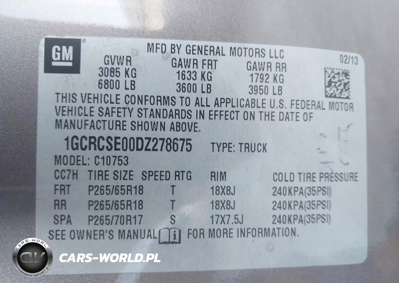 2013 Chevrolet Silverado 1500 Lt VIN:1GCRCSE00DZ278675 - 9