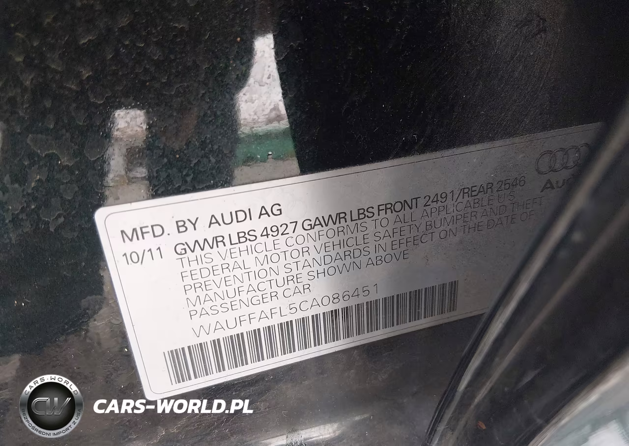 2012 Audi A4 2.0T Premium VIN:WAUFFAFL5CA086451 - 9
