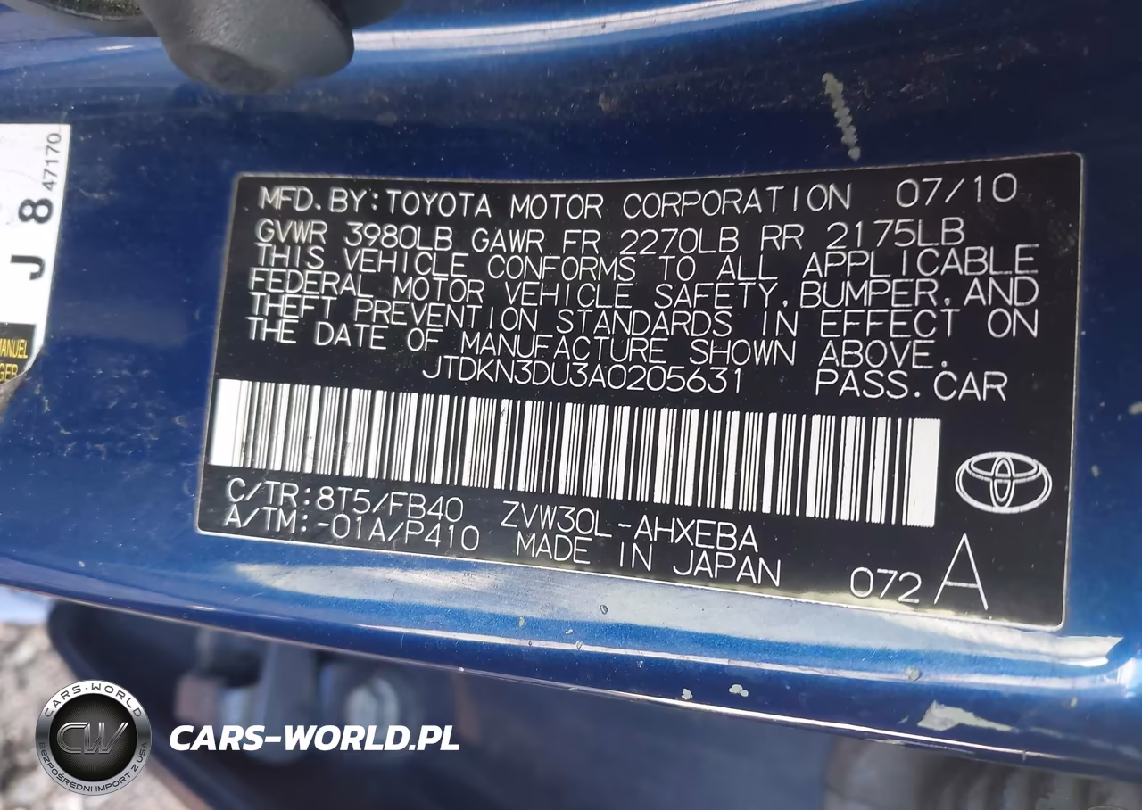 2010 Toyota Prius Ii VIN:JTDKN3DU3A0205631 - 9