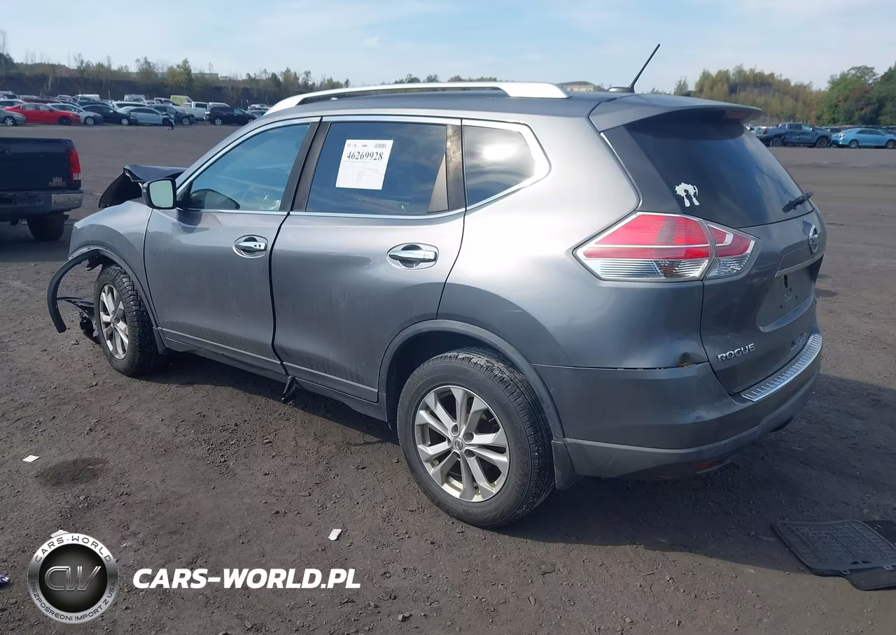 2016 Nissan Rogue Sv VIN:KNMAT2MV5GP667158 - 3