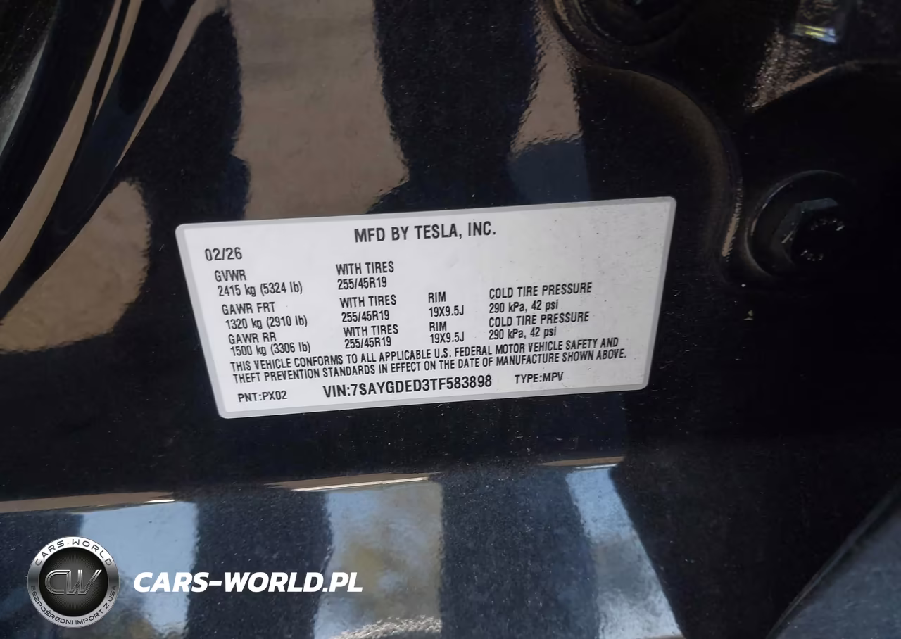 2026 Tesla Model Y Premium Rear-Wheel Drive-Rear-Wheel Drive VIN:7SAYGDED3TF583898 - 9