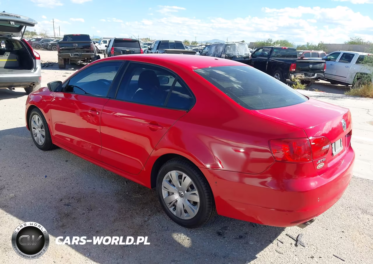 2012 Volkswagen Jetta 2.0L S VIN:3VW1K7AJ6CM341593 - 3