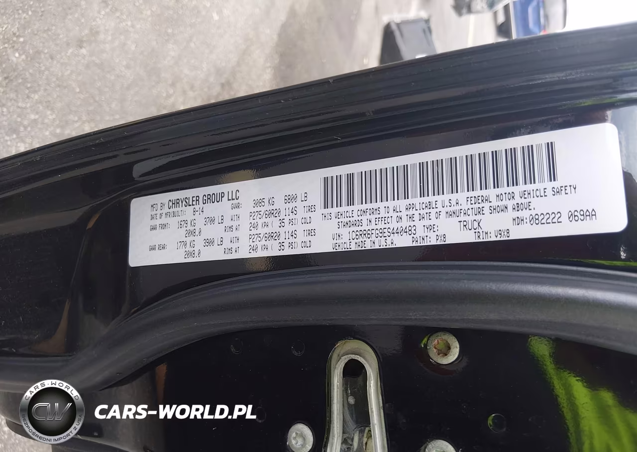 2014 Ram 1500 Tradesman VIN:1C6RR6FG9ES440483 - 9