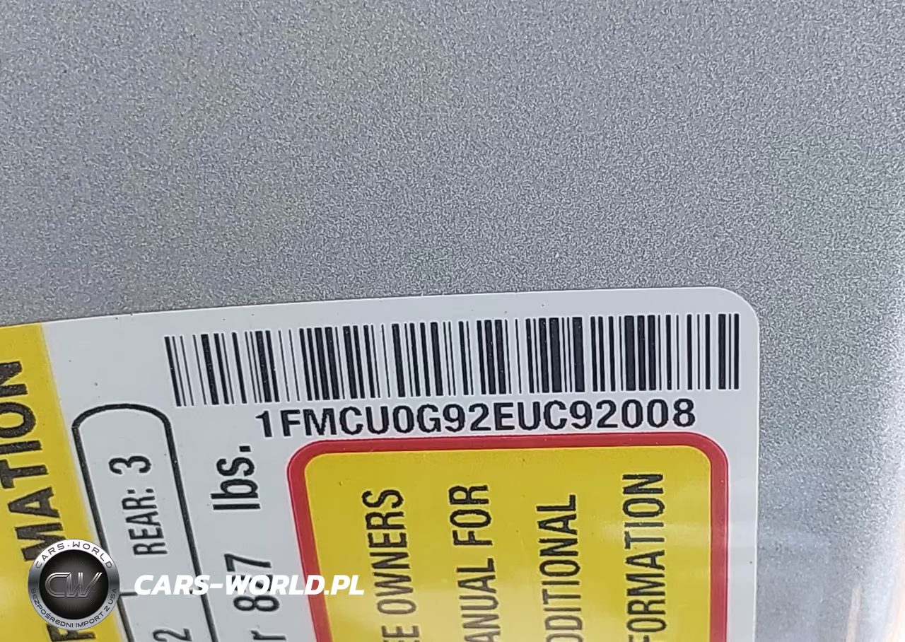 2014 Ford Escape Se VIN:1FMCU0G92EUC92008 - 9