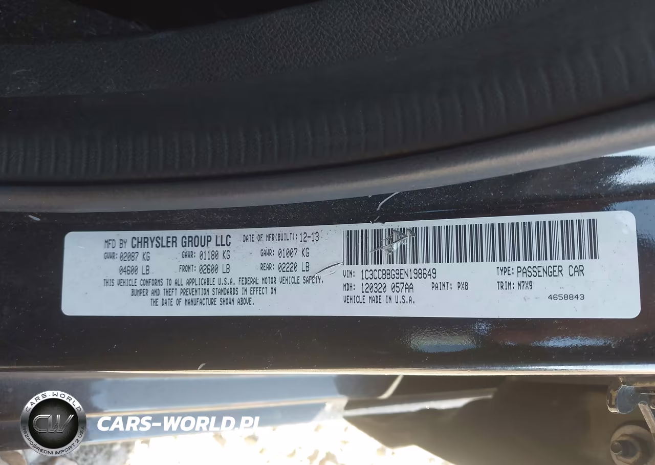 2014 Chrysler 200 Touring VIN:1C3CCBBG9EN198649 - 9