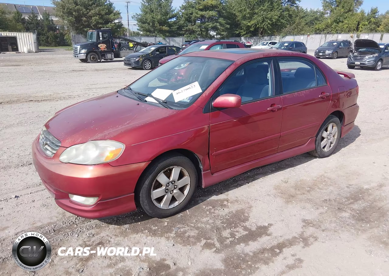 2003 Toyota Corolla S VIN:2T1BR38E43C165477 - 2