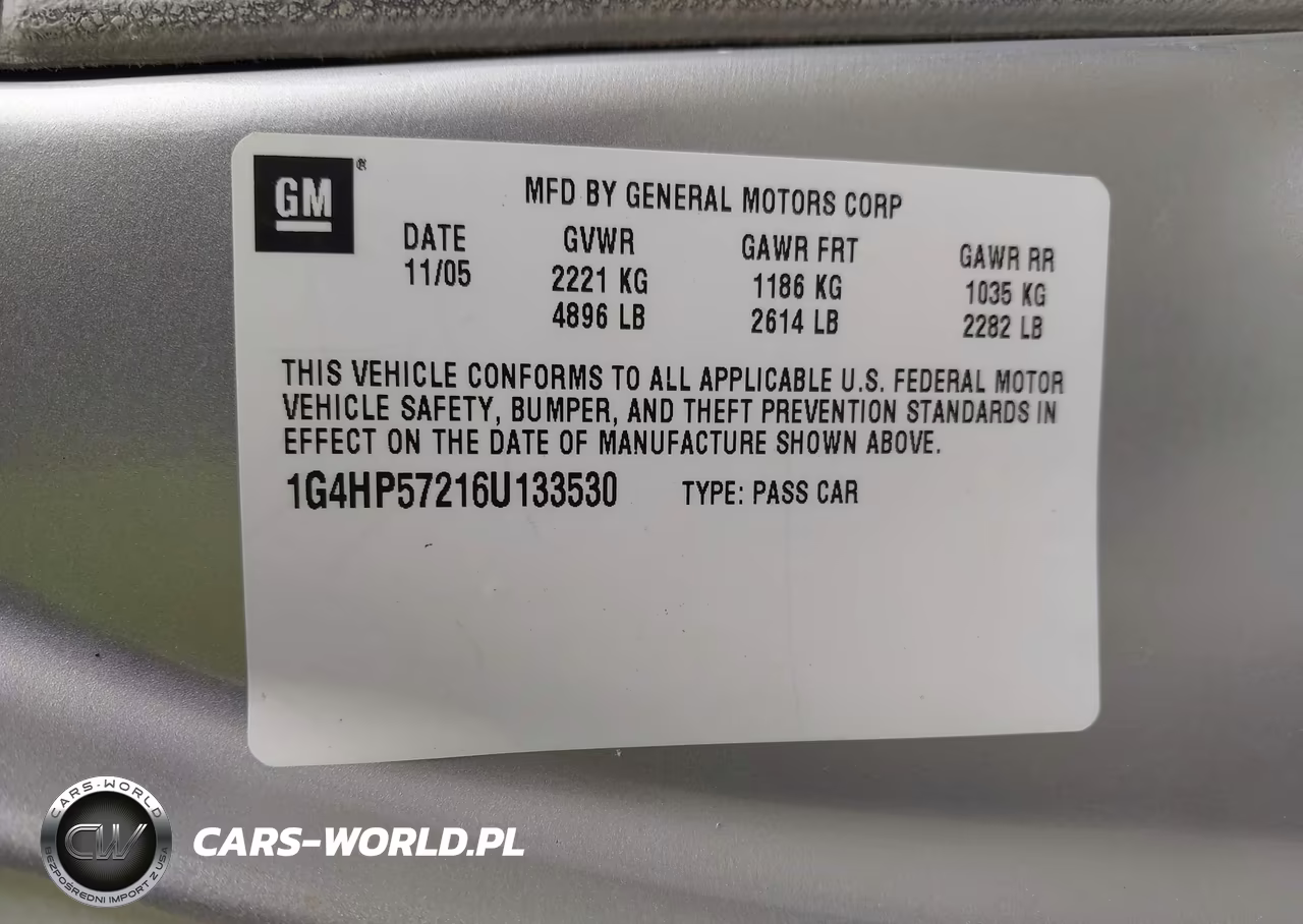 2006 Buick Lucerne Cx VIN:1G4HP57216U133530 - 9