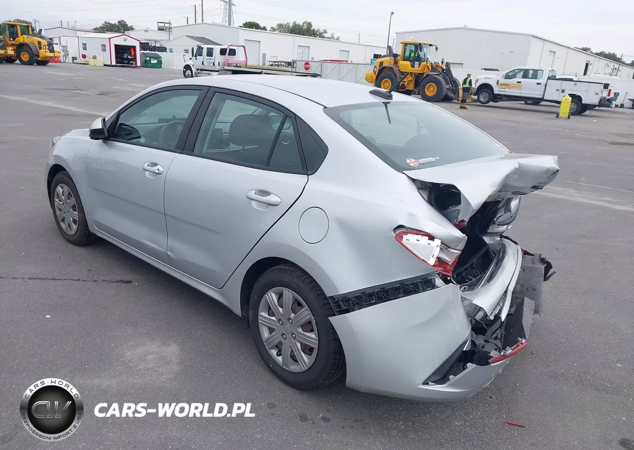 2021 Kia Rio S VIN:3KPA24AD9ME430985 - 3