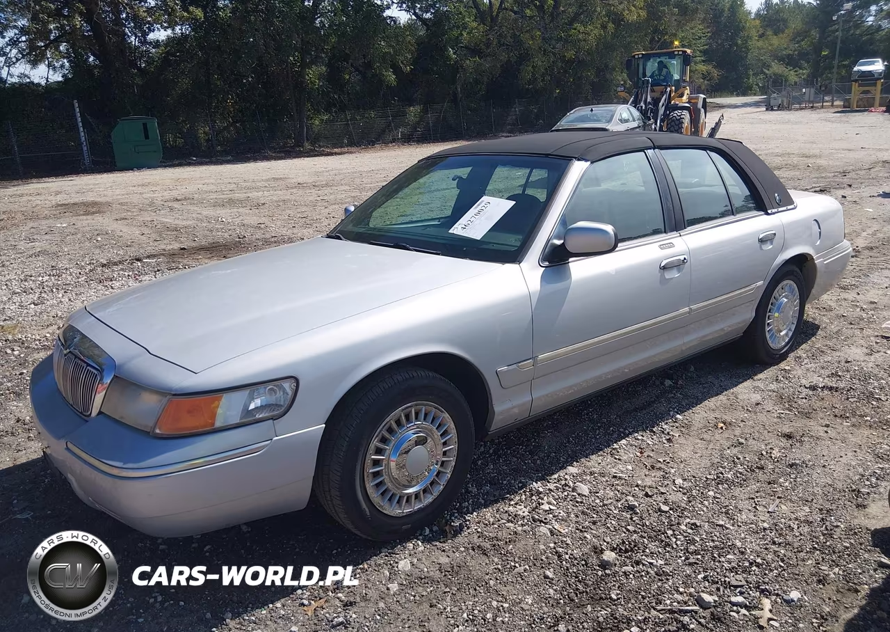 2000 Mercury Grand Marquis Gs VIN:2MEFM74W8YX651880 - 2