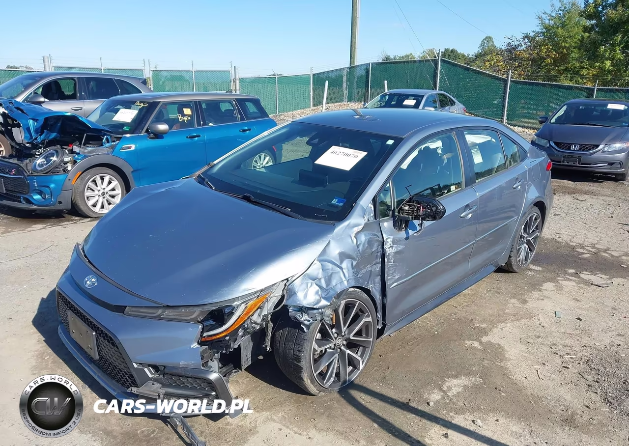 2020 Toyota Corolla Se VIN:JTDS4RCE2LJ022427 - 2