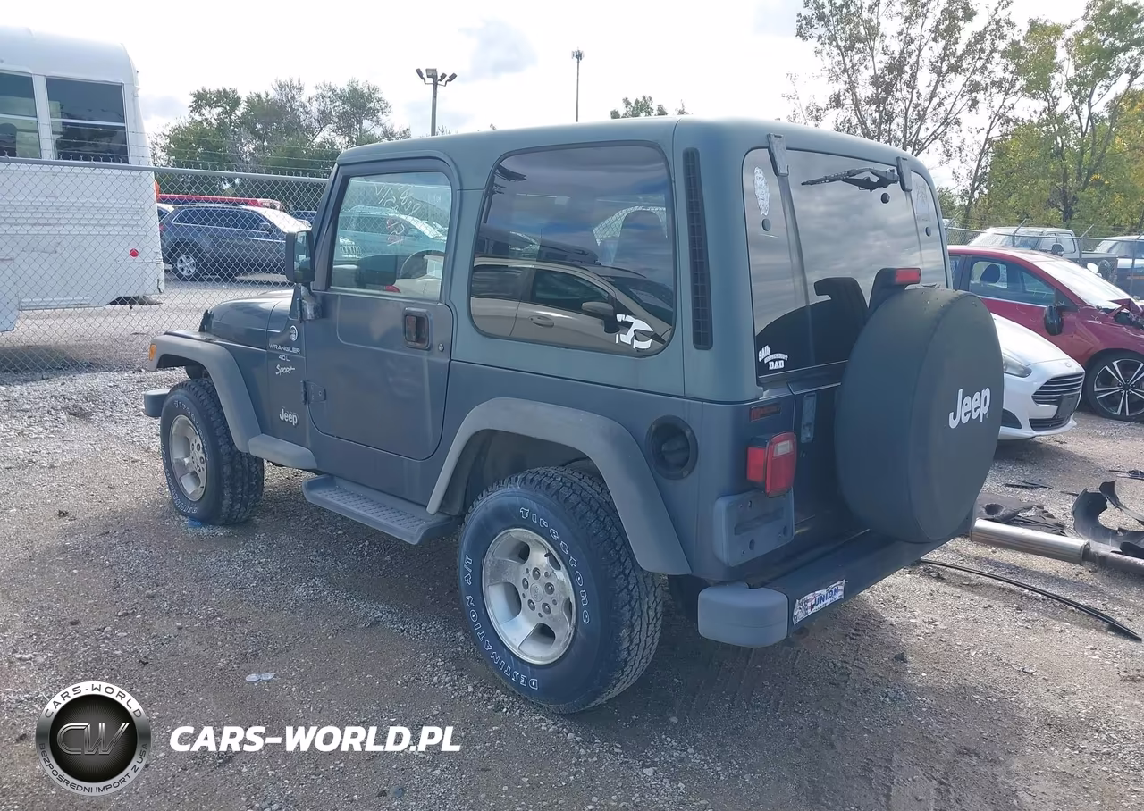 2001 Jeep Wrangler Sport VIN:1J4FA49SX1P339824 - 3