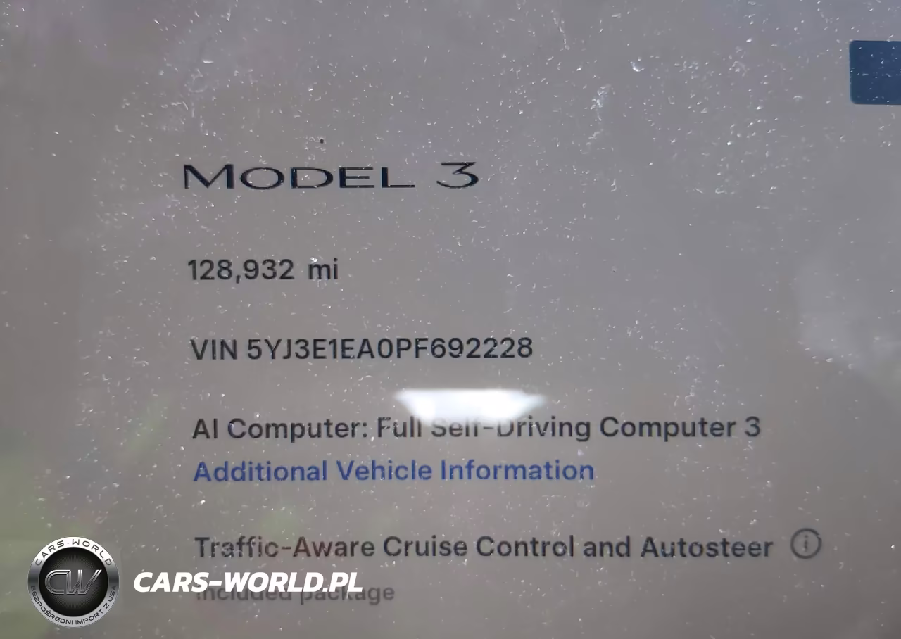 2023 Tesla Model 3 Rear-Wheel Drive VIN:5YJ3E1EA0PF692228 - 16