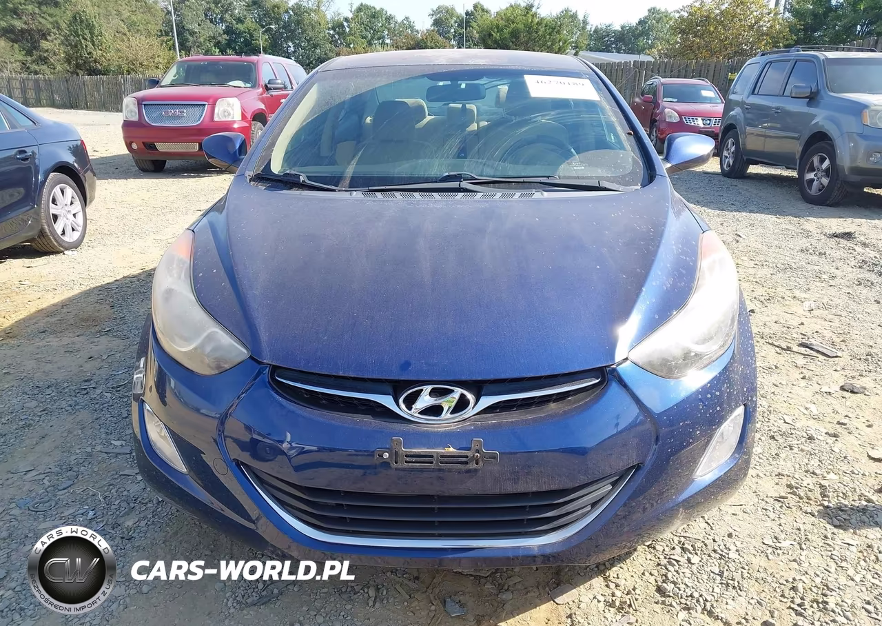 2013 Hyundai Elantra Gls VIN:KMHDH4AE9DU523538 - 12