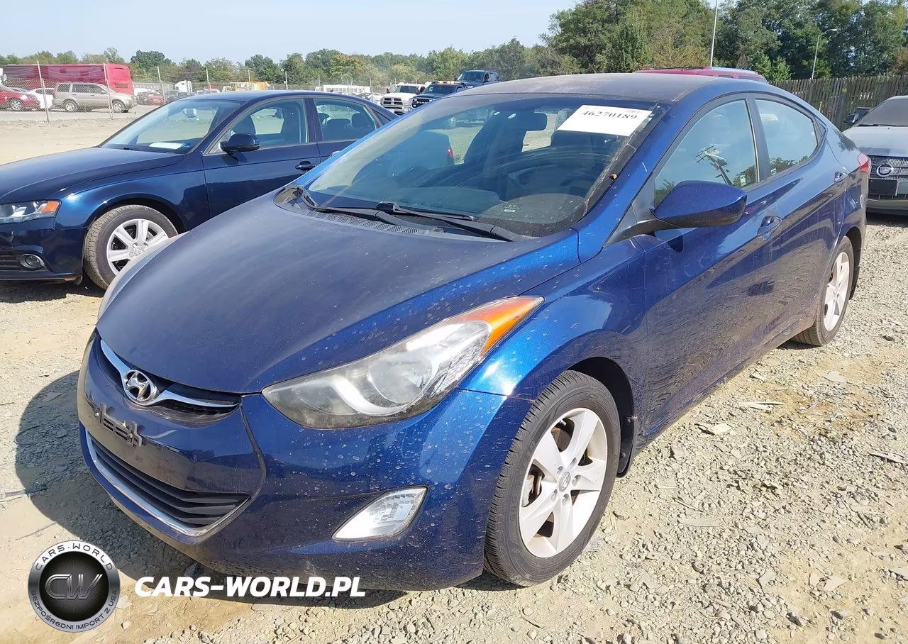 2013 Hyundai Elantra Gls VIN:KMHDH4AE9DU523538 - 2