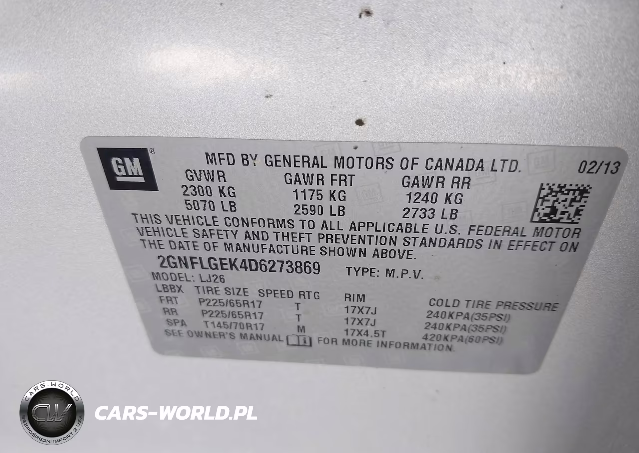 2013 Chevrolet Equinox Ltz VIN:2GNFLGEK4D6273869 - 9