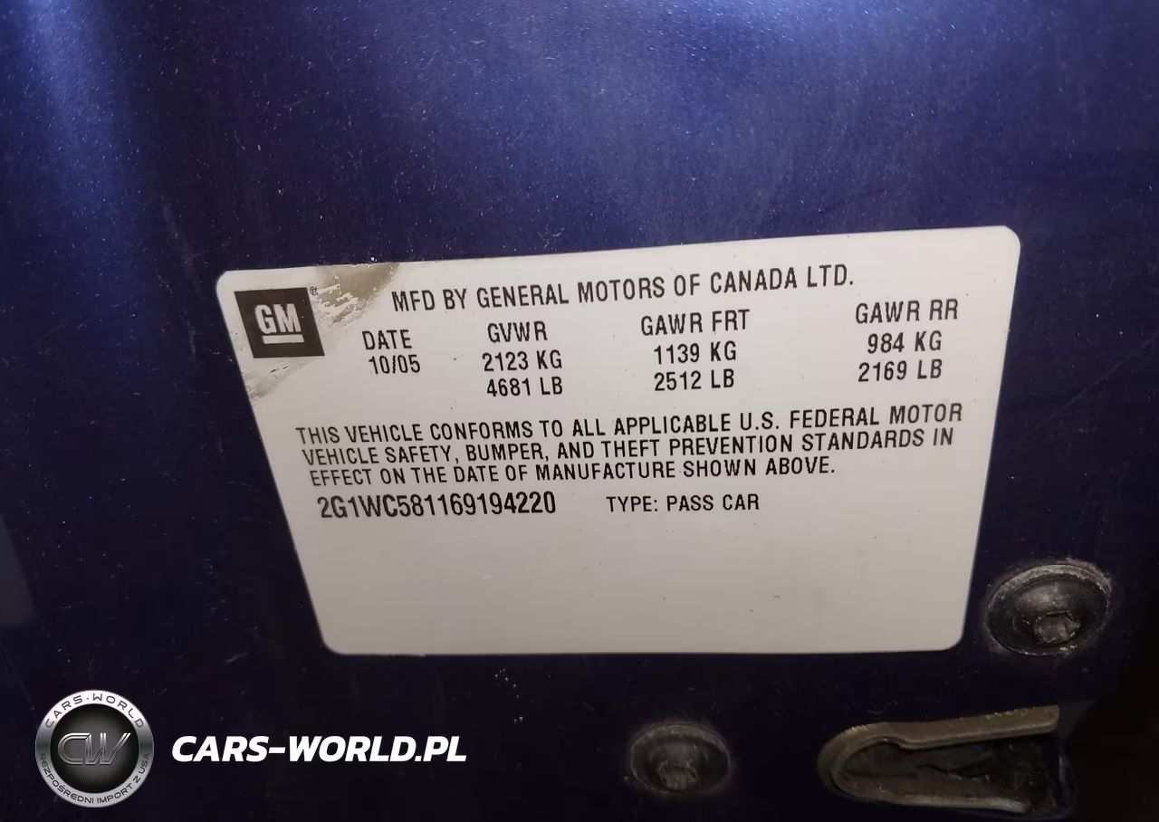 2006 Chevrolet Impala Lt VIN:2G1WC581169194220 - 9