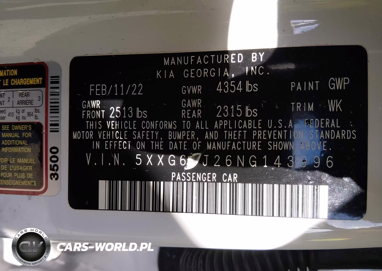 2022 Kia K5 Gt-Line VIN:5XXG64J26NG143996 - 9
