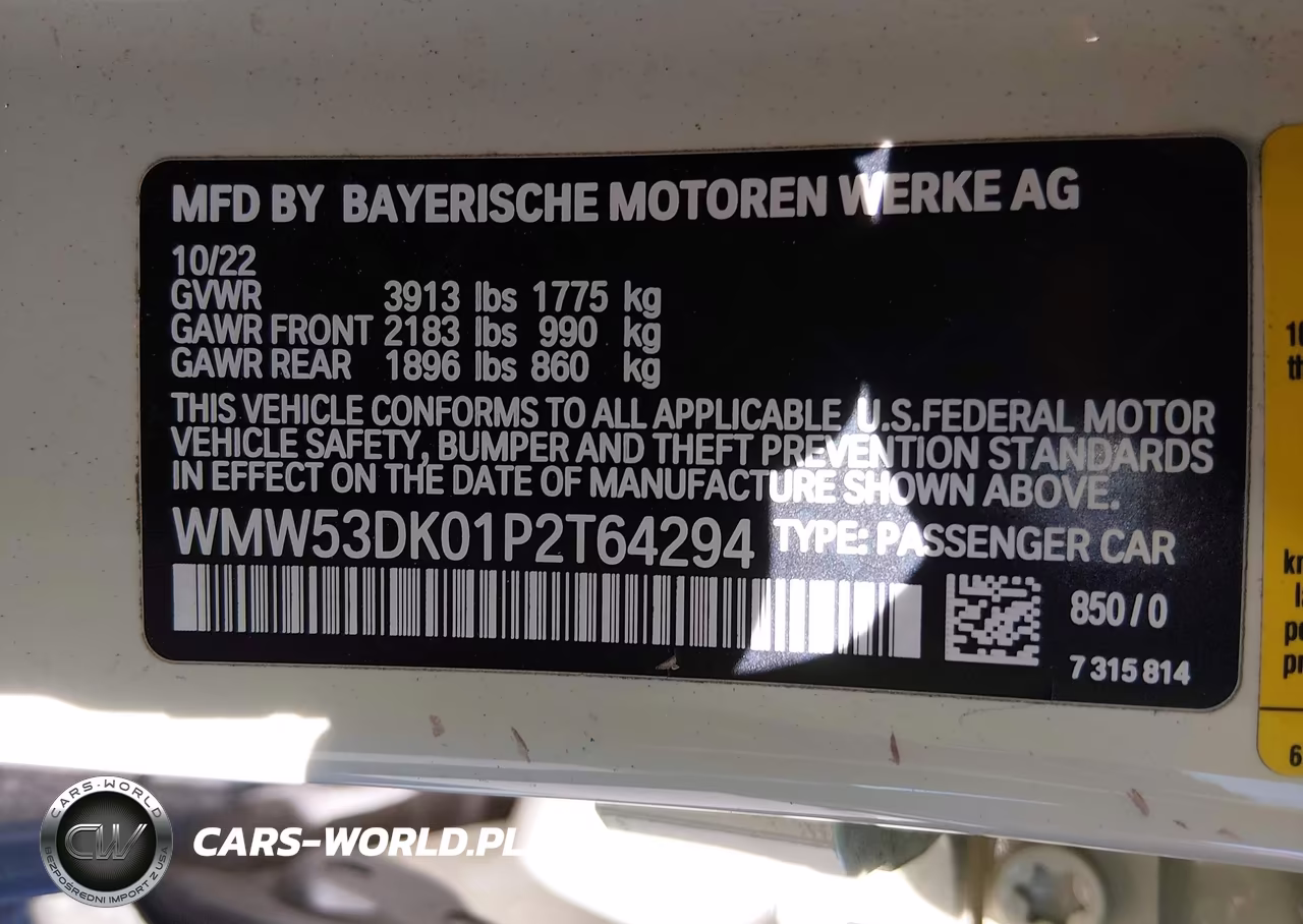2023 Mini Hardtop Cooper S VIN:WMW53DK01P2T64294 - 9