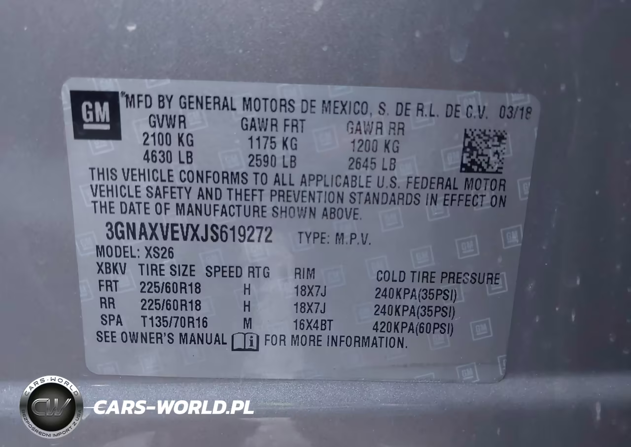 2018 Chevrolet Equinox Premier VIN:3GNAXVEVXJS619272 - 9