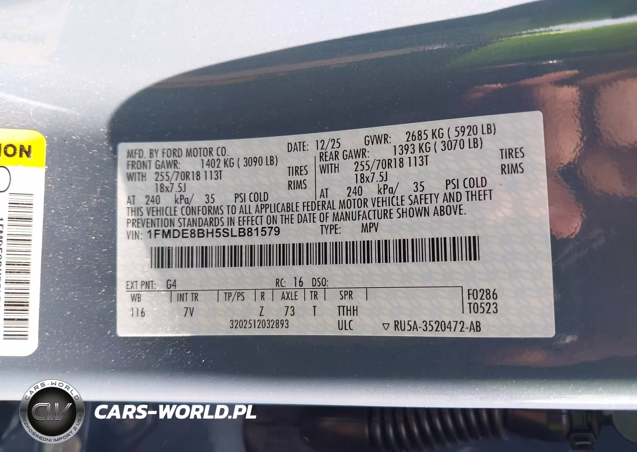 2025 Ford Bronco Outer Banks VIN:1FMDE8BH5SLB81579 - 9