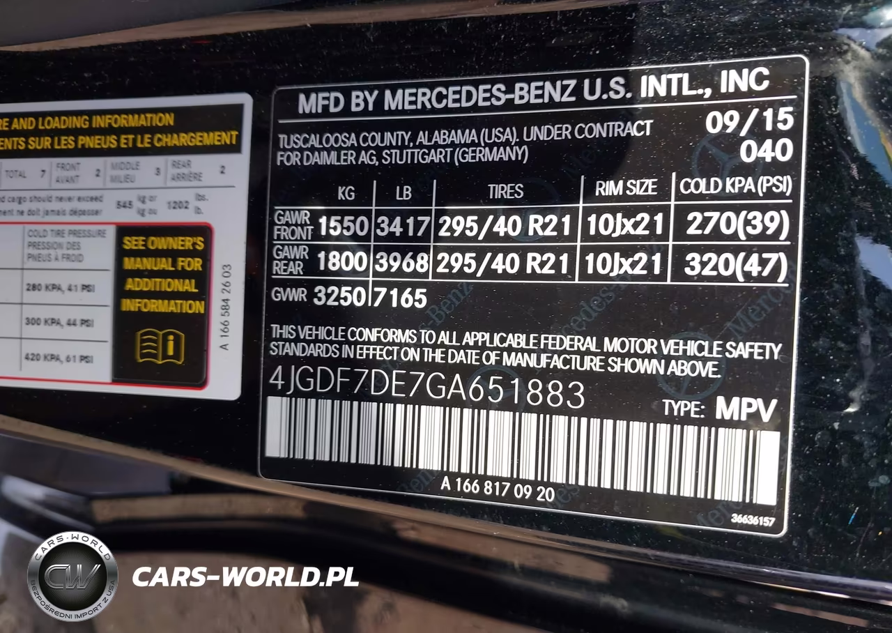 2016 Mercedes-Benz Gl 550 4Matic VIN:4JGDF7DE7GA651883 - 9
