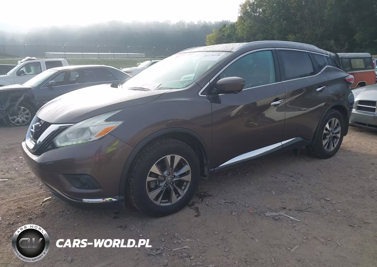 2016 Nissan Murano Sl VIN:5N1AZ2MG2GN118847 - 2