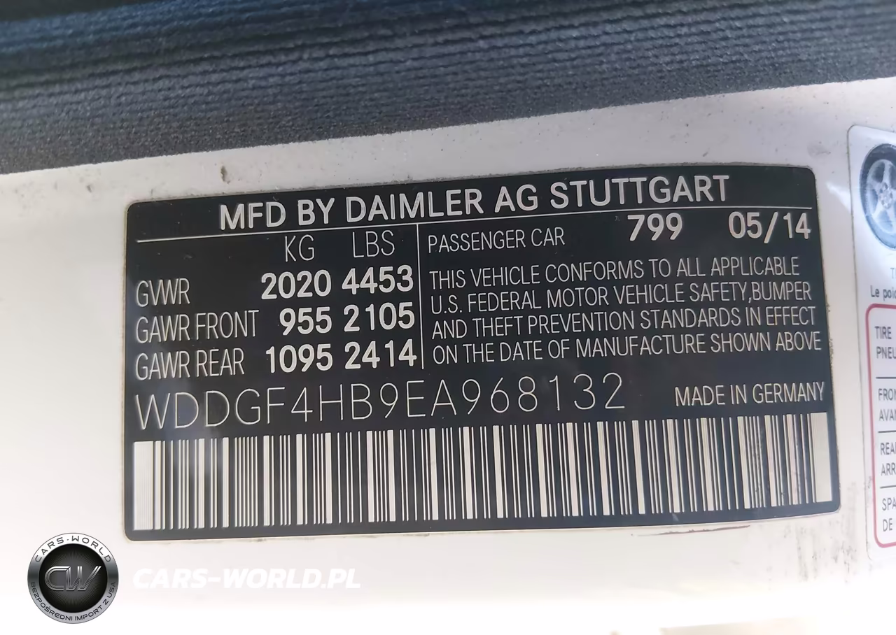 2014 Mercedes-Benz C 250 Sport VIN:WDDGF4HB9EA968132 - 9
