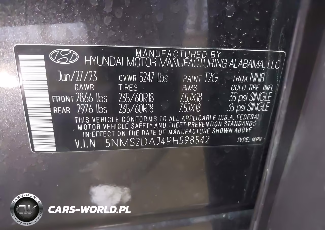2023 Hyundai Santa Fe Sel VIN:5NMS2DAJ4PH598542 - 9