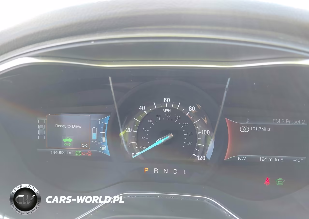2016 Ford Fusion Hybrid Titanium VIN:3FA6P0RU3GR166377 - 7
