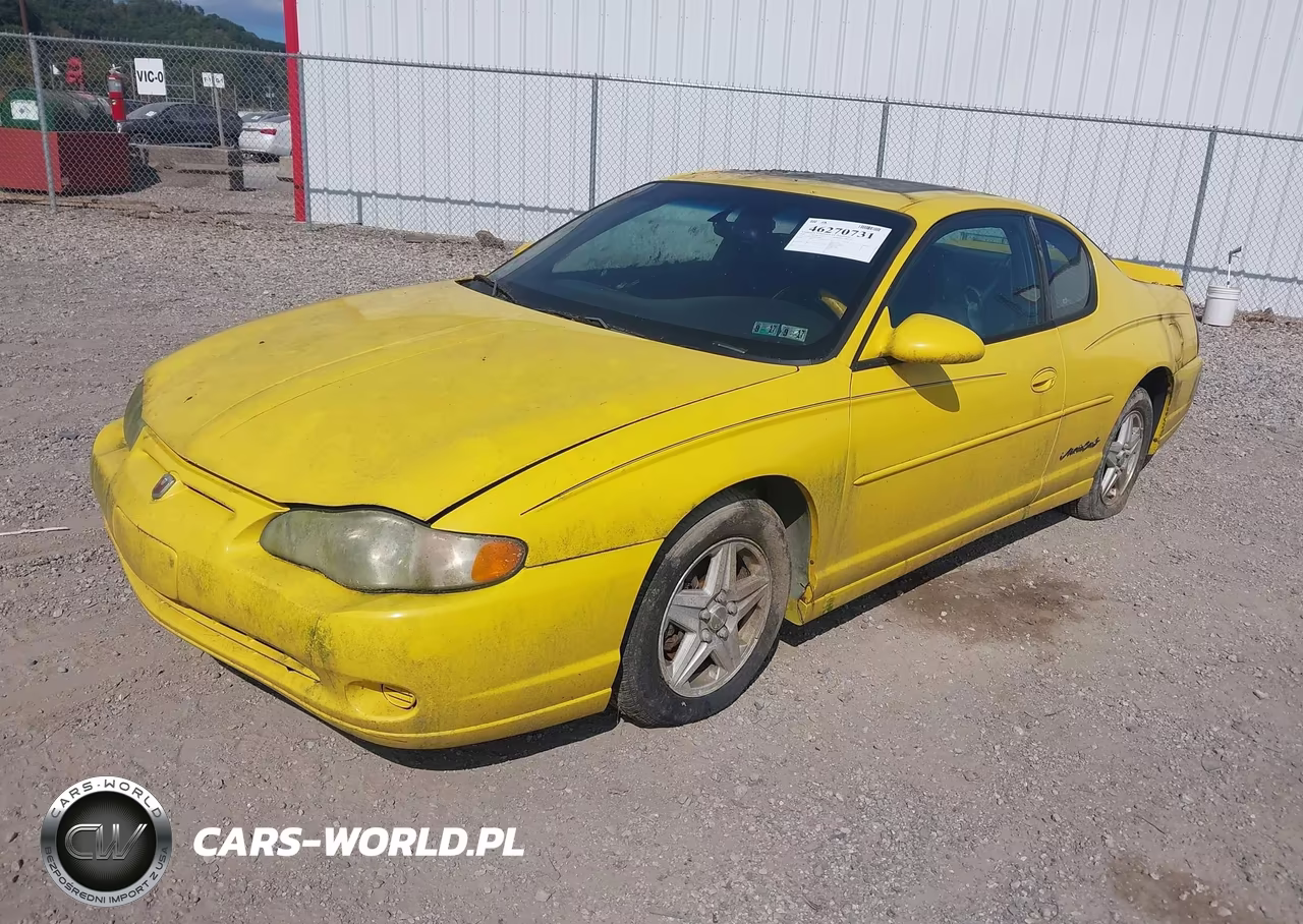 2002 Chevrolet Monte Carlo Ls VIN:2G1WW15E929364048 - 2