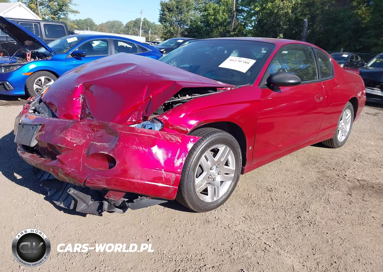 2007 Chevrolet Monte Carlo Lt VIN:2G1WK15K379419893 - 2