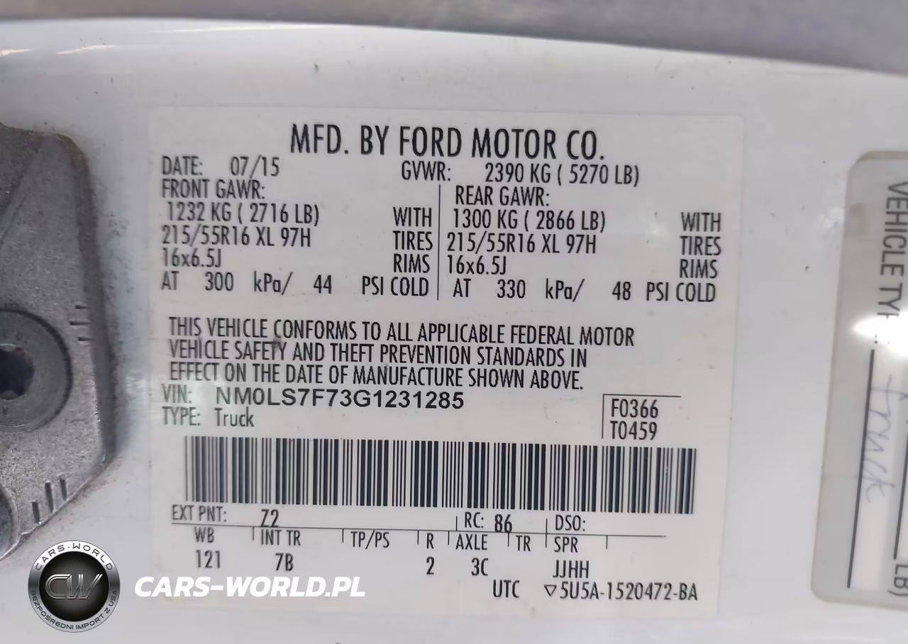 2016 Ford Transit Connect Xlt VIN:NM0LS7F73G1231285 - 9