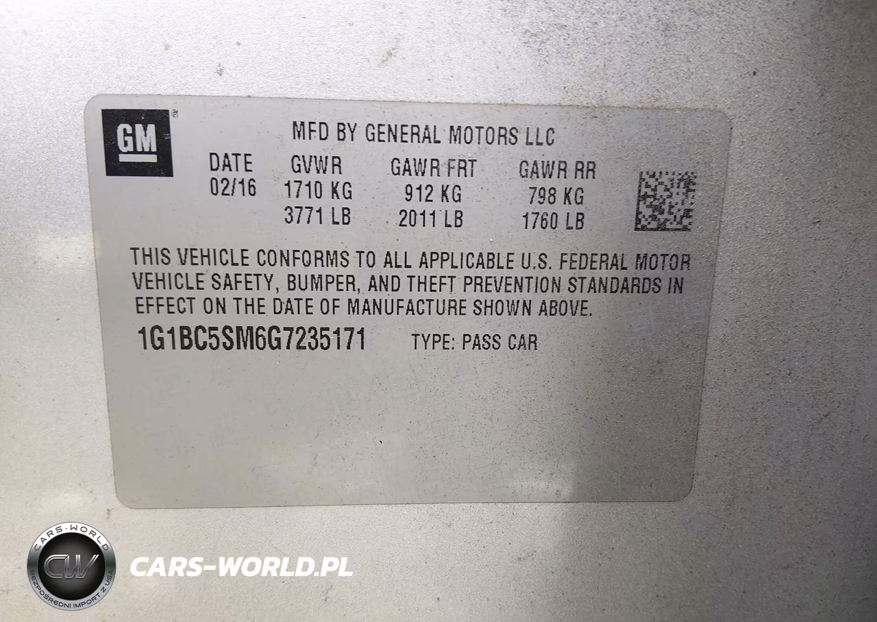 2016 Chevrolet Cruze Ls Auto VIN:1G1BC5SM6G7235171 - 9